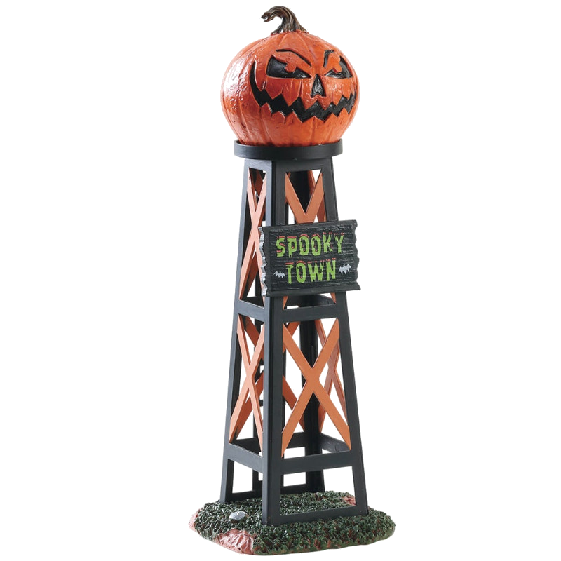 LEMAX Evil Pumpkin Water Tower #83341